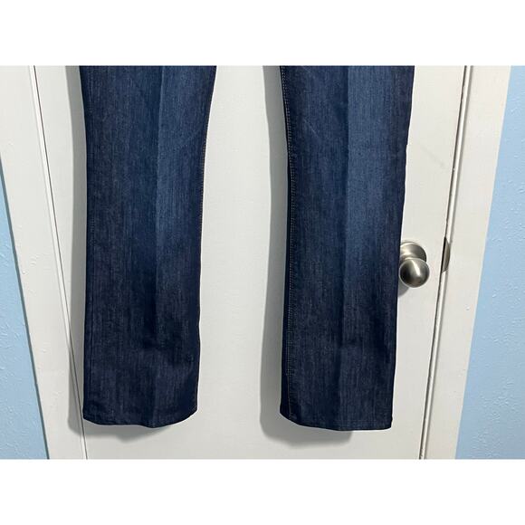 DL1961 Cindy Slim Bootcut Jeans Size 31 Dark Wash Low Rise Western Rodeo - Picture 6 of 9